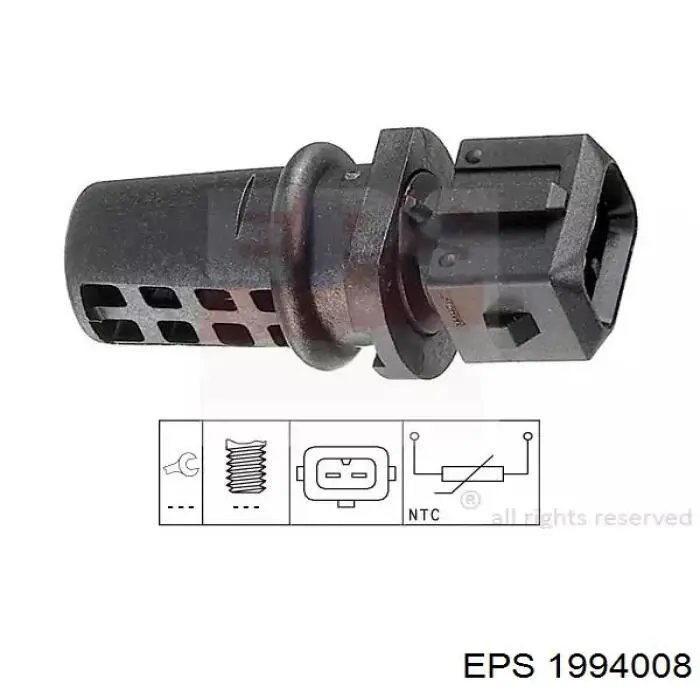 Sensor de temperatura da mistura de ar EPS 1994008 preço, a partir de 11,99 USD