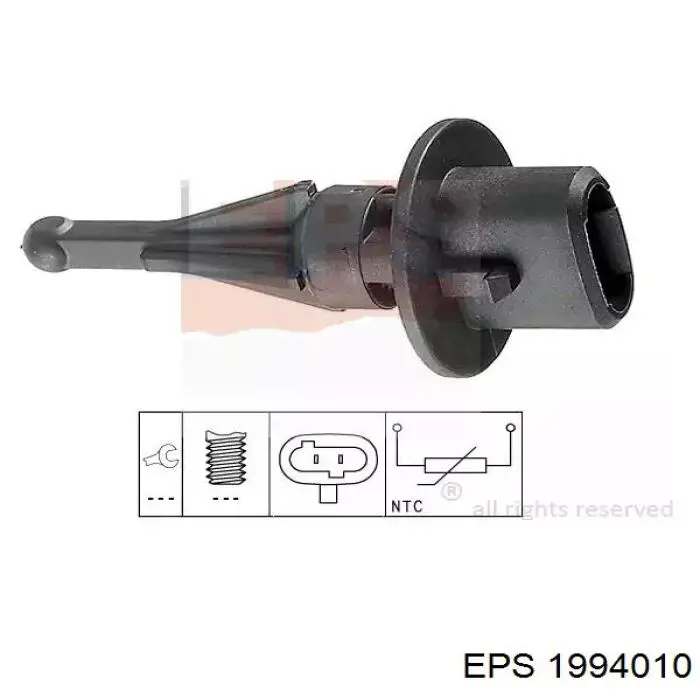 Sensor de temperatura da mistura de ar EPS 1994010 preço, a partir de 19,46 USD