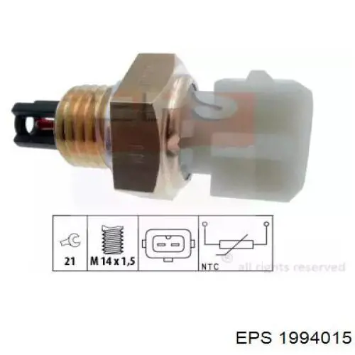 Sensor de temperatura da mistura de ar EPS 1994015 preço, a partir de 14,92 USD