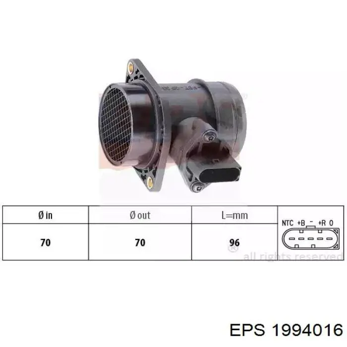 Sensor de temperatura da mistura de ar EPS 1994016 preço, a partir de 14,48 USD