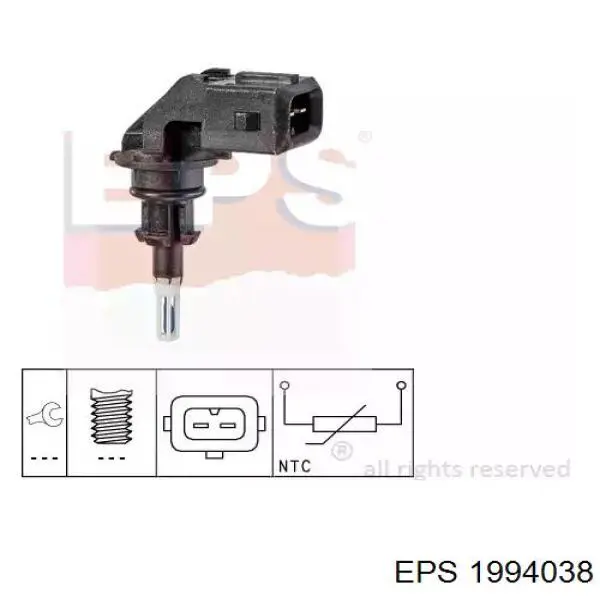 1994038 EPS Sensor de temperatura da mistura de ar