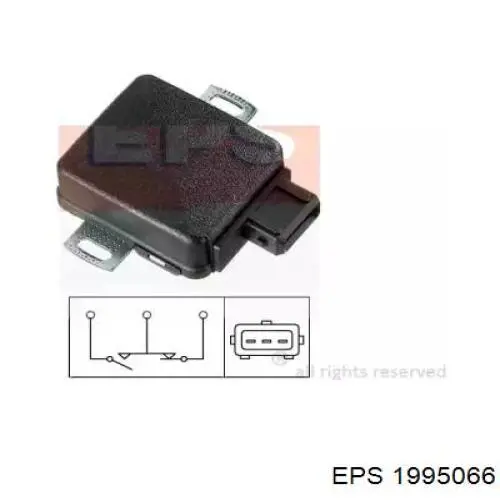 Sensor de posição da válvula de borboleta (potenciômetro) EPS 1995066 preço, a partir de 42,96 USD