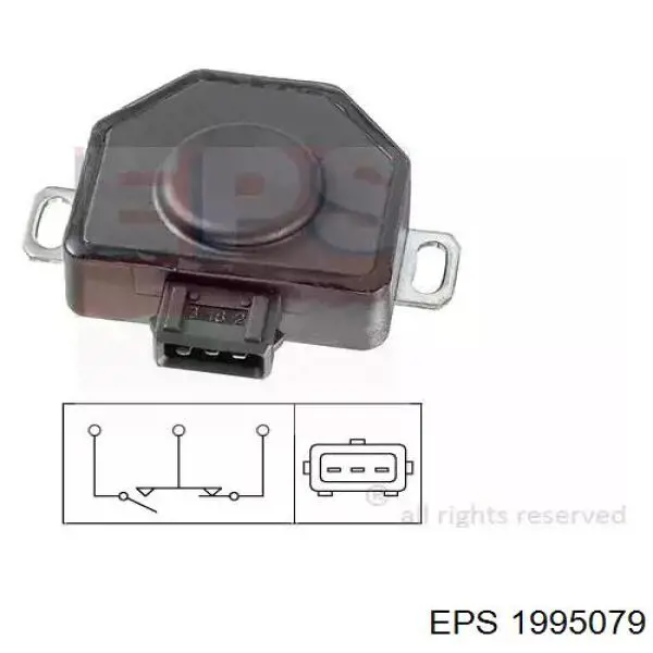 1995079 EPS Sensor de posição da válvula de borboleta (potenciômetro)