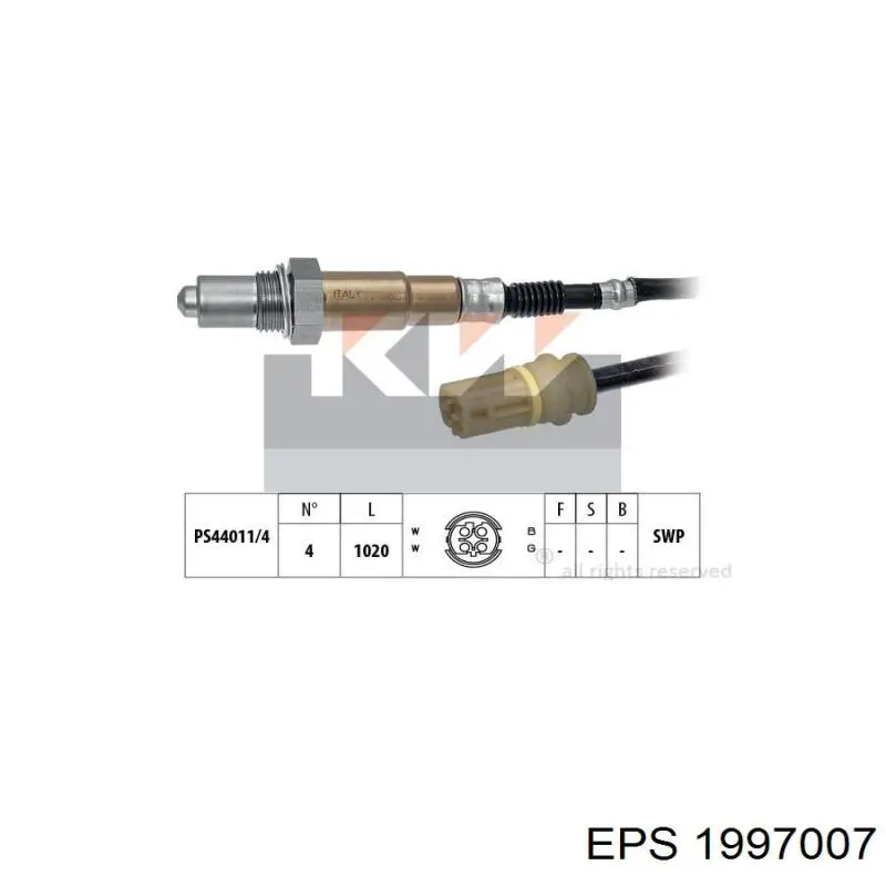 Compre 1997007 EPS Sonda lambda, sensor de oxigênio