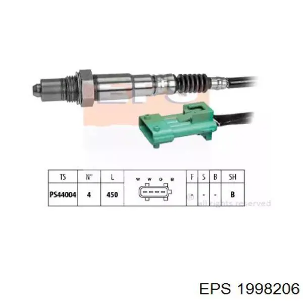 ES2124412B1 Delphi Sonda lambda, sensor de oxigênio depois de catalisador