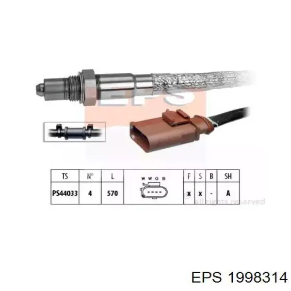 0258006785 VAG Sonda lambda, sensor de oxigênio depois de catalisador