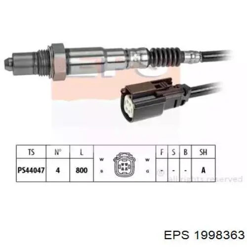 Compre 258010405 Ford Sonda lambda, sensor de oxigênio depois de catalisador