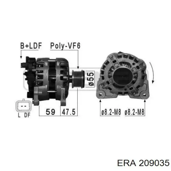 Gerador Renault (RVI) 231004527R