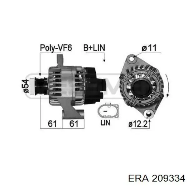 Gerador 68254602AA Chrysler