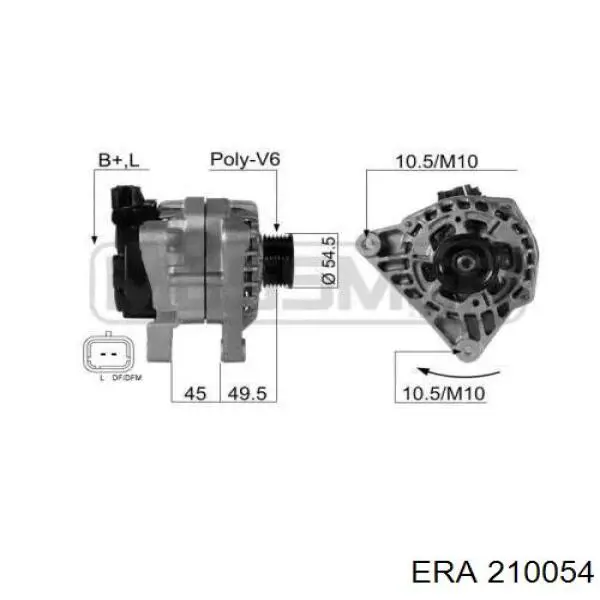Gerador ERA 210054 preço, a partir de 81,11 USD