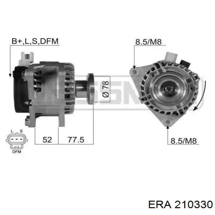 Gerador ERA 210330 preço, a partir de 138,91 USD