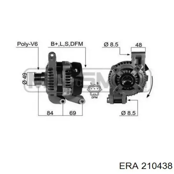Gerador ERA 210438 preço, a partir de 100,45 USD