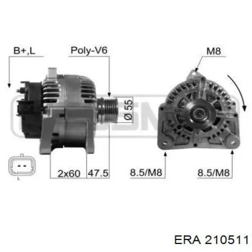 Gerador ERA 210511 preço, a partir de 87,73 USD