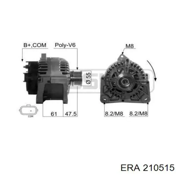 Gerador ERA 210515 preço, a partir de 71,18 USD