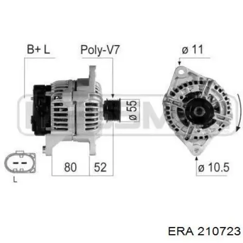 Gerador ERA 210723 preço, a partir de 156,34 USD
