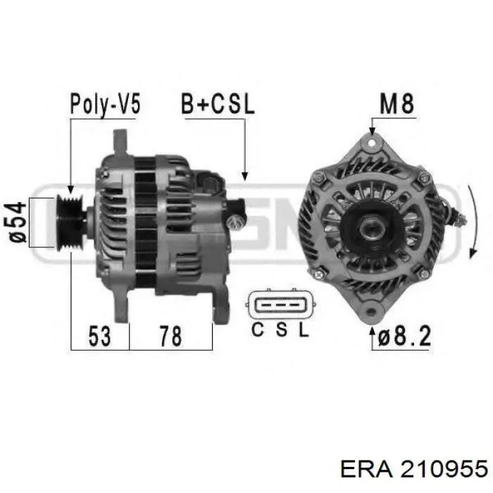 Gerador ERA 210955 preço, a partir de 88,69 USD