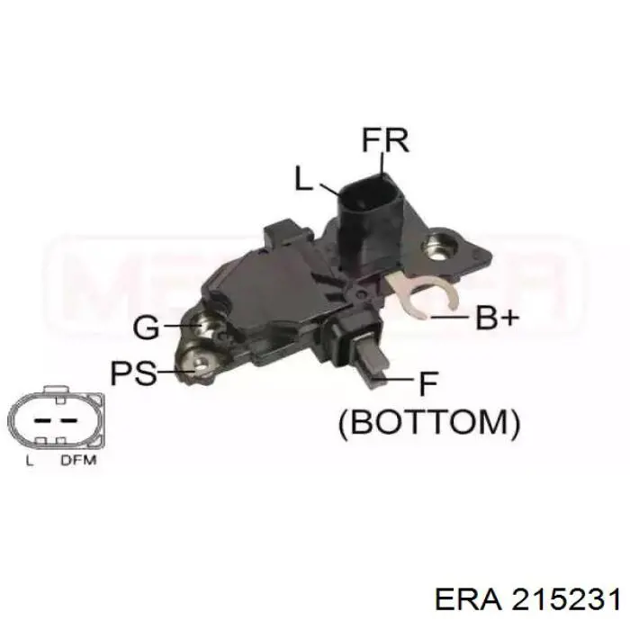 Relê-regulador do gerador (relê de carregamento) ERA 215231 preço, a partir de 30,95 USD