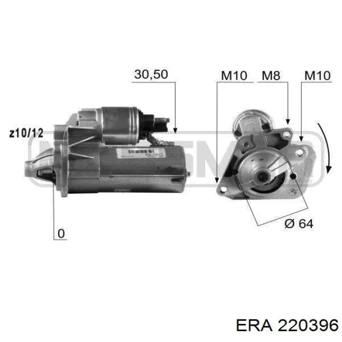 Motor de arranco ERA 220396 preço, a partir de 55,87 USD