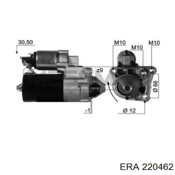 Motor de arranco ERA 220462 preço, a partir de 54,63 USD