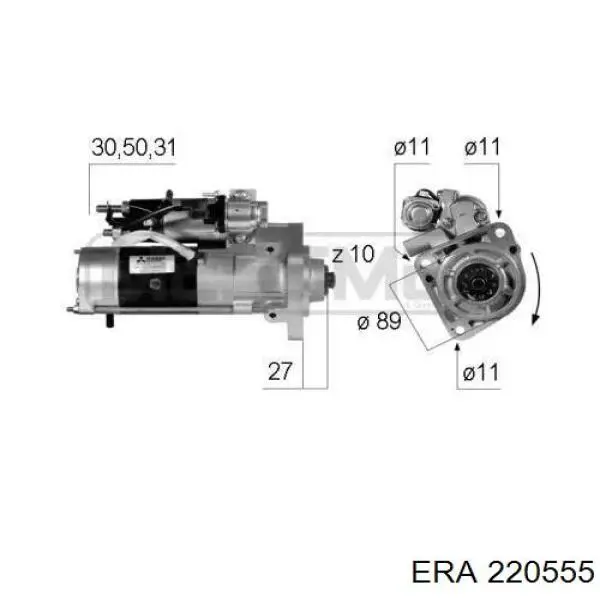 220555 ERA Motor de arranco