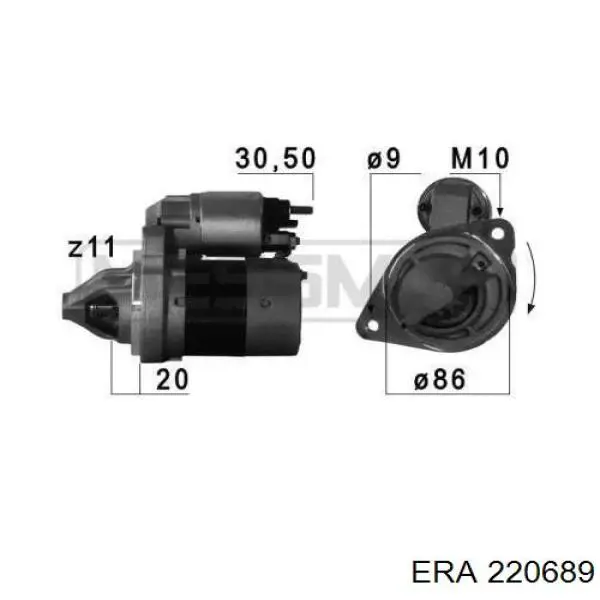 220689 ERA Motor de arranco