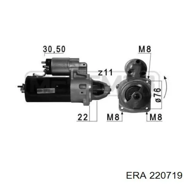 Motor de arranco HELLA 8EA012140211 preço, a partir de 150,22 USD