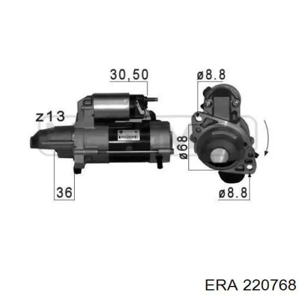Motor de arranco 55491789 General Motors