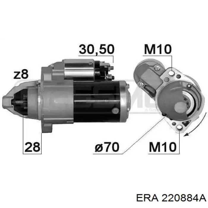 220884A ERA Motor de arranco