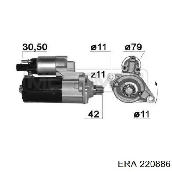 220886 ERA Motor de arranco