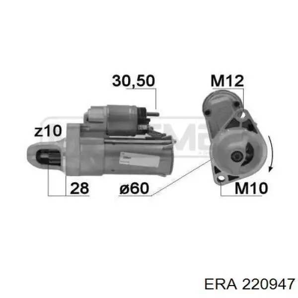 220947 ERA Motor de arranco