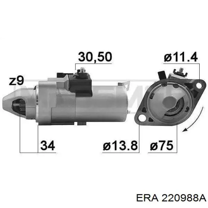 220988A ERA Motor de arranco