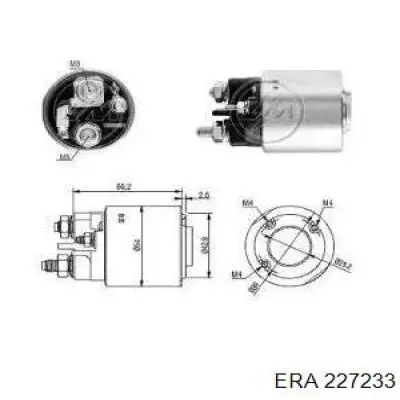 227233 ERA Relê retrator do motor de arranco