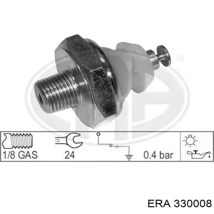 Sensor de pressão de óleo ERA 330008 preço, a partir de 4,98 USD
