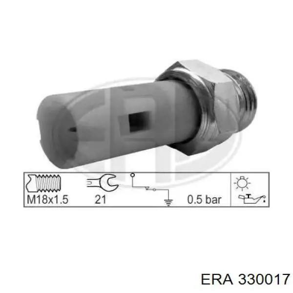 Sensor de pressão de óleo ERA 330017 preço, a partir de 7,31 USD