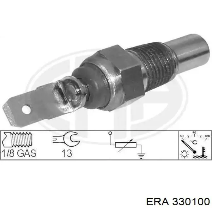 Sensor de temperatura do fluido de esfriamento ERA 330100 preço, a partir de 2,93 USD