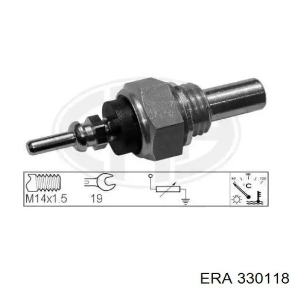 Sensor de temperatura do fluido de esfriamento ERA 330118 preço, a partir de 10,43 USD