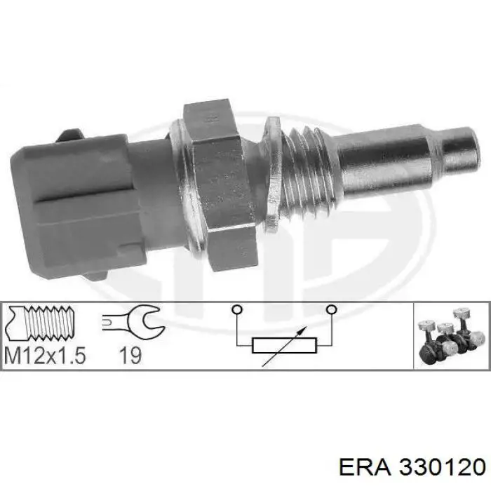 Sensor de temperatura do fluido de esfriamento ERA 330120 preço, a partir de 7,83 USD