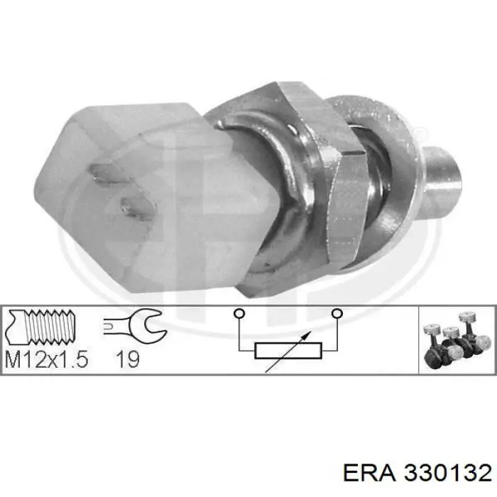 Sensor de temperatura do fluido de esfriamento ERA 330132 preço, a partir de 11,78 USD