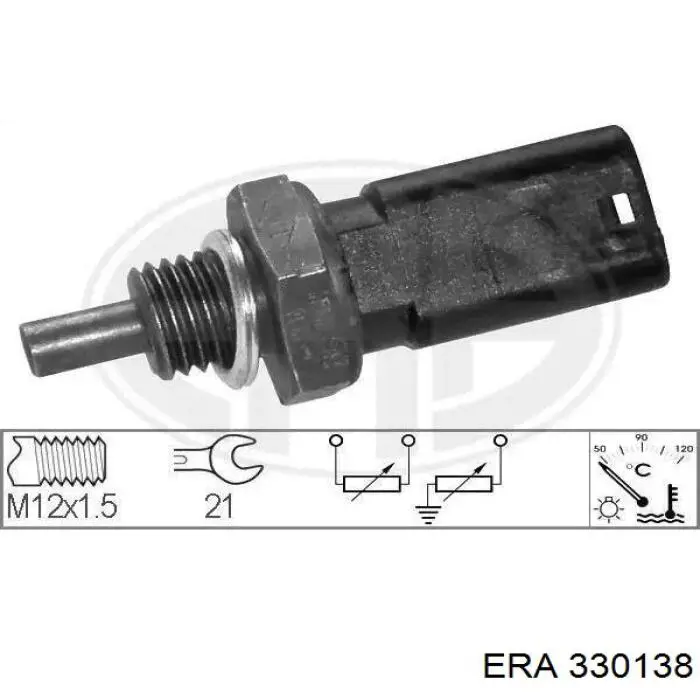 Sensor de temperatura do fluido de esfriamento ERA 330138 preço, a partir de 14,76 USD