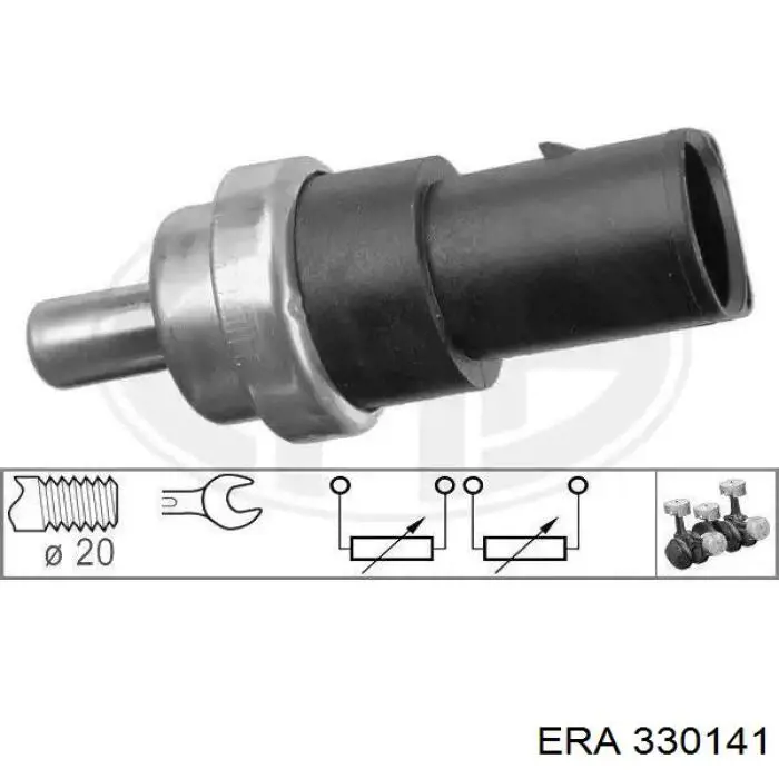 Sensor de temperatura do fluido de esfriamento ERA 330141 preço, a partir de 11,95 USD