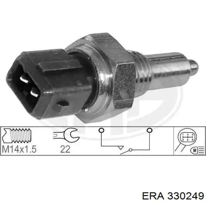 Sensor de ativação das luzes de marcha à ré ERA 330249 preço, a partir de 8,68 USD