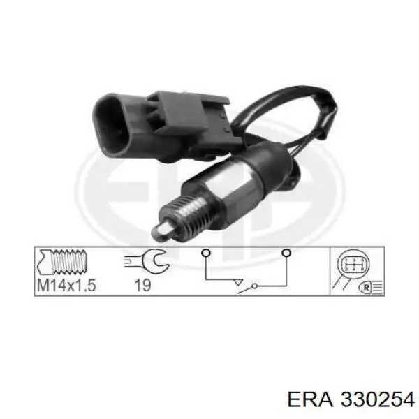 Sensor de ativação das luzes de marcha à ré ERA 330254 preço, a partir de 15,52 USD