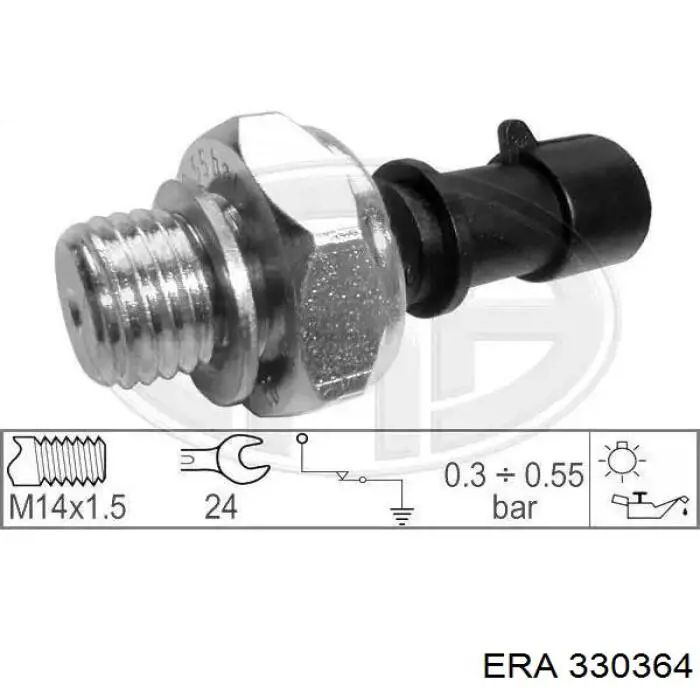 Sensor de pressão de óleo ERA 330364 preço, a partir de 4,88 USD