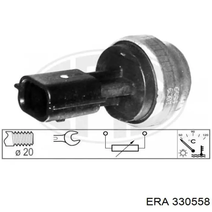 Compre 330558 ERA Sensor de temperatura do fluido de esfriamento