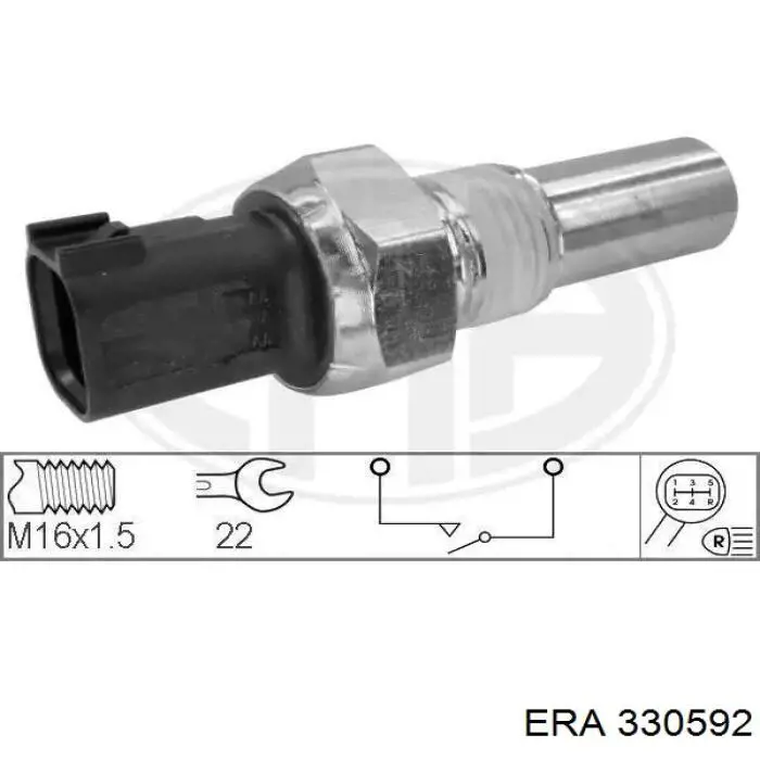 Sensor de ativação das luzes de marcha à ré ERA 330592 preço, a partir de 12,94 USD