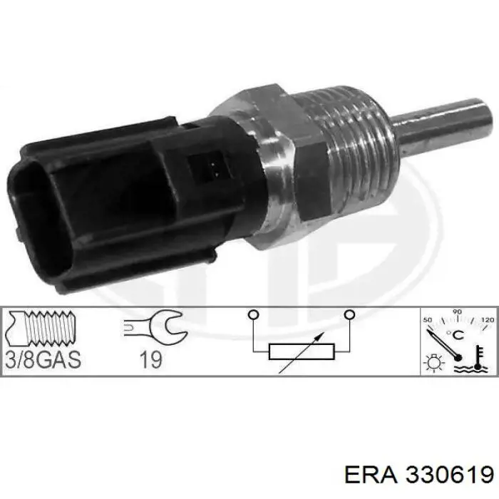 Sensor de temperatura do fluido de esfriamento ERA 330619 preço, a partir de 11,10 USD