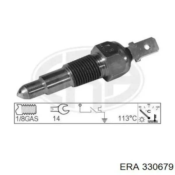 Sensor de temperatura do fluido de esfriamento (de ativação de ventilador do radiador) Hyundai H100  P