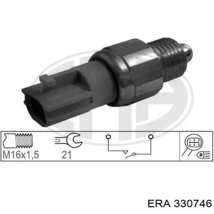 Sensor de ativação das luzes de marcha à ré ERA 330746 preço, a partir de 13,95 USD