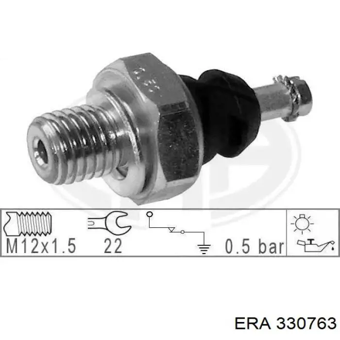 Sensor de pressão de óleo ERA 330763 preço, a partir de 5,96 USD