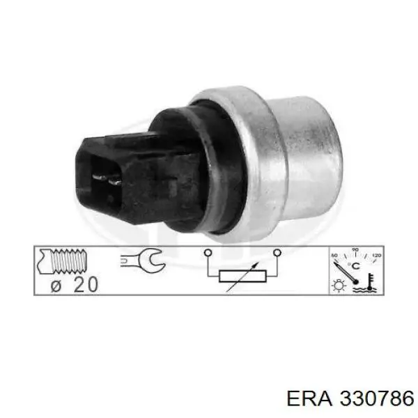 Compre 701959625 VAG Sensor de temperatura do meio ambiente